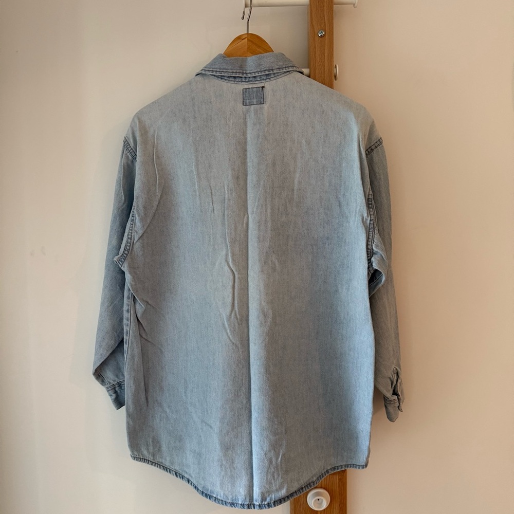 Vintage Manager denim shirt w/Embroidery - Picture 2 of 10